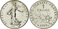France Franc Coin, Semeuse, Paris, Nickel, KM:925.1 -