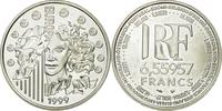 France 6.55957 Francs Coin, Silver, KM:1258 -