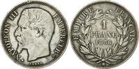 France Franc Coin, Napoleon III, Strasbourg, KM 779.2 -