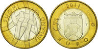 Finland 5 Euro Coin, Vantaa, Bi-Metallic, KM:159 -