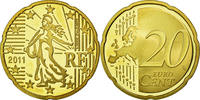 France 20 Euro Cent Brass, KM:1411 -