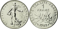 France Franc Coin, Semeuse, Paris, Nickel, KM:925.1 -