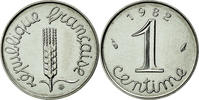 France Centime Coin, Épi, Paris, Stainless Steel, KM:928 -