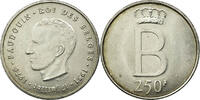 Belgium 250 Francs, 250 Frank Coin, Silver, KM:157.1 -