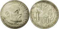 France 100 Francs Coin, Germinal, Paris, Silver, KM:957 -