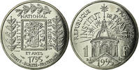 France Franc Coin, Institut, ESSAI, Nickel, KM:1133 -