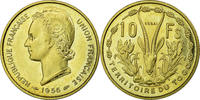 Togo 10 Francs Coin, Paris, ESSAI, Aluminum-Bronze, KM:E7 -