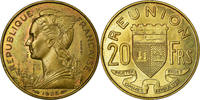 Réunion 20 Francs Coin, ESSAI, Aluminum-Bronze, KM:E7 -