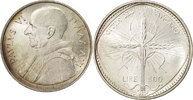 VATICAN CITY 500 Lire 1968 Coin, Paul VI, Silver, KM:107 MS(63)