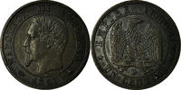 France Centime Coin, Napoleon III, Lyon, KM 775.4 -