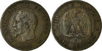 France 2 Centimes Coin, Napoleon III, Lille, KM 776.7 -