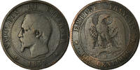 France 10 Centimes Coin, Napoleon III, Strasbourg, KM 771.3 -