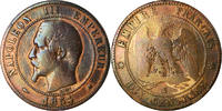 France 10 Centimes Coin, Napoleon III, Bordeaux, KM 771.5 -