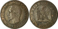 France Centime Coin, Napoleon III,Marseille, KM 775.6 -