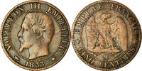 France 5 Centimes Coin, Napoleon III, Marseille, KM 777.6 -