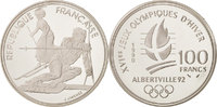 France 100 Francs Coin, Silver, KM:984 -