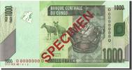 Congo Democratic Republic 1000 Francs Banknote, 30.6.2013, KM:101s -