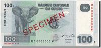 Congo Democratic Republic 100 Francs Banknote, 31.07.2007, KM:98s -