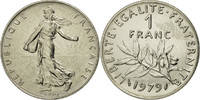 France Franc Coin, Semeuse, Paris, Nickel, KM:925.1 -