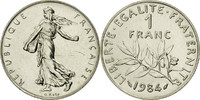France Franc Coin, Semeuse, Paris, Nickel, KM:925.1 -