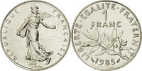 France Franc Coin, Semeuse, Paris, Nickel, KM:925.1 -