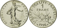 France Franc Coin, Semeuse, Paris, Nickel, KM:925.1 -