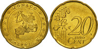 Monaco 20 Euro Cent Brass, KM:171 -