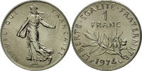 France Franc Coin, Semeuse, Paris, Nickel, KM:925.1 -