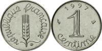 France Centime Coin, Épi, Paris, Stainless Steel, KM:928 -