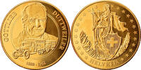 Switzerland Medal Gottlieb Duttweiller, Copper-Nickel Gilt -