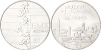Finland 10 Markkaa Coin, Helsinki, Silver, KM:52 -