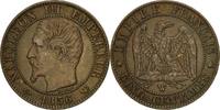 France 5 Centimes Coin, Napoleon III, Napoléon III, Lille -