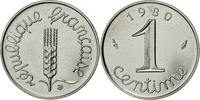 France Centime Coin, Épi, Paris, Stainless Steel, KM:928 -