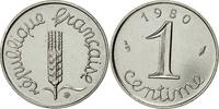 France Centime Coin, Épi, Paris, Stainless Steel, KM:928 -