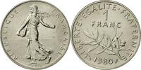 France Franc Coin, Semeuse, Paris, Nickel, KM:925.1 -