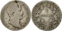 France Franc Coin, Napoléon I, Toulouse, Silver, KM:656.10 -