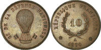 France 10 Centimes FRANCE, Paris, Bronze, Gadoury #260, 10.52 -