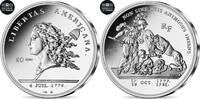 France 20 Euro Monnaie de Paris, Libertas Americana, Silver -