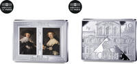 France 10 Euro Musée du Louvre, Rembrandt, Monnaie de Paris, Silver -