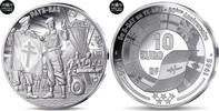 France 10 Euro V-E DAY, Soldat Français, Monnaie de Paris, Silver -
