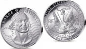 France 25 Euro Indépendance des Etats-Unis, Washington - 2 OZ, BE -