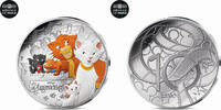 France 10 Euro 2025 Monnaie de Paris Disney, Les Aristochats, BE, Monnaie de Paris, Silver MS(65-70)