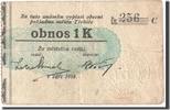 Czech Republic 1 Koruna Banknote, 1914-09-05 -