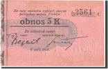 Czech Republic 5 Korun Banknote, 1914-09-05 -