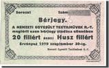 Hungary 20 Fillér Banknote, 1919-09-30 -