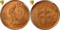 Cameroon 50 Centimes Pretoria, PCGS, MS66RD, Bronze, KM:6 -