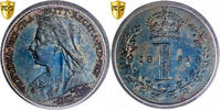 Great Britain Penny Victoria, Maundy, London, Silver, PCGS, KM:775 -