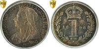 Great Britain Penny Coin, Victoria, PCGS, PL66, Silver -