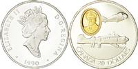 Canada 20 Dollars Coin, Elizabeth II, Royal Canadian Mint, Ottawa -