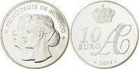 Monaco 10 Euro Mariage Princier, Silver -